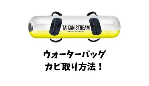 【ウォータバッグカビ取り】どうやってとるの？しつこい汚れの撃退方法